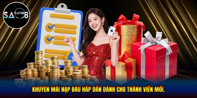Khuyến mãi nạp đầu hấp dẫn dành cho thành viên mới