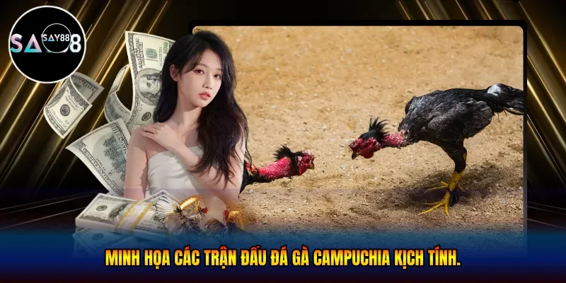 Các trận đấu đá gà campuchia kịch tính