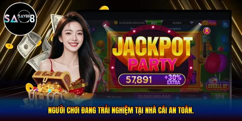 Người chơi đang trải nghiệm tại nhà cái an toàn