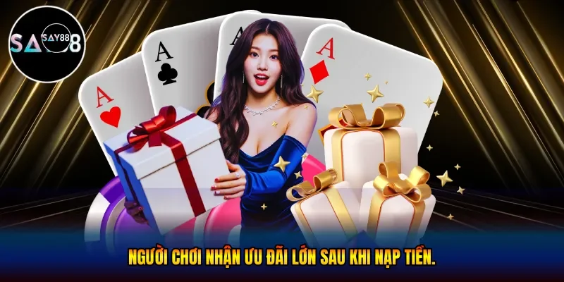 Người chơi nhận ưu đãi lớn sau khi nạp tiền