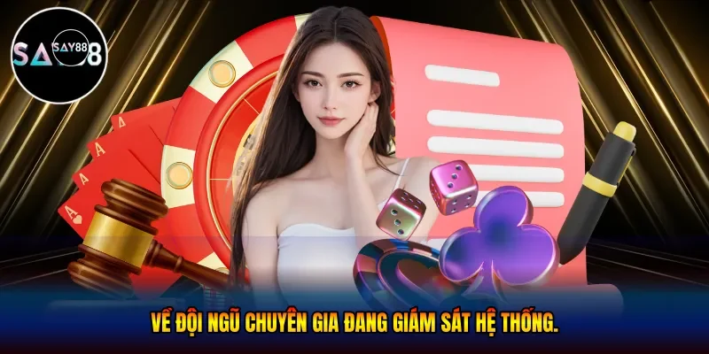 đội ngũ chuyên gia đang giám sát hệ thống
